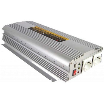 A301-1K7-F3 - DC-AC, 1500Вт, Рпик=3000Вт, Uвх=10 - 15В DC, Uвых=230В АС, в кожухе 455х210х85мм, вес 5.5кГ,  0…+40С