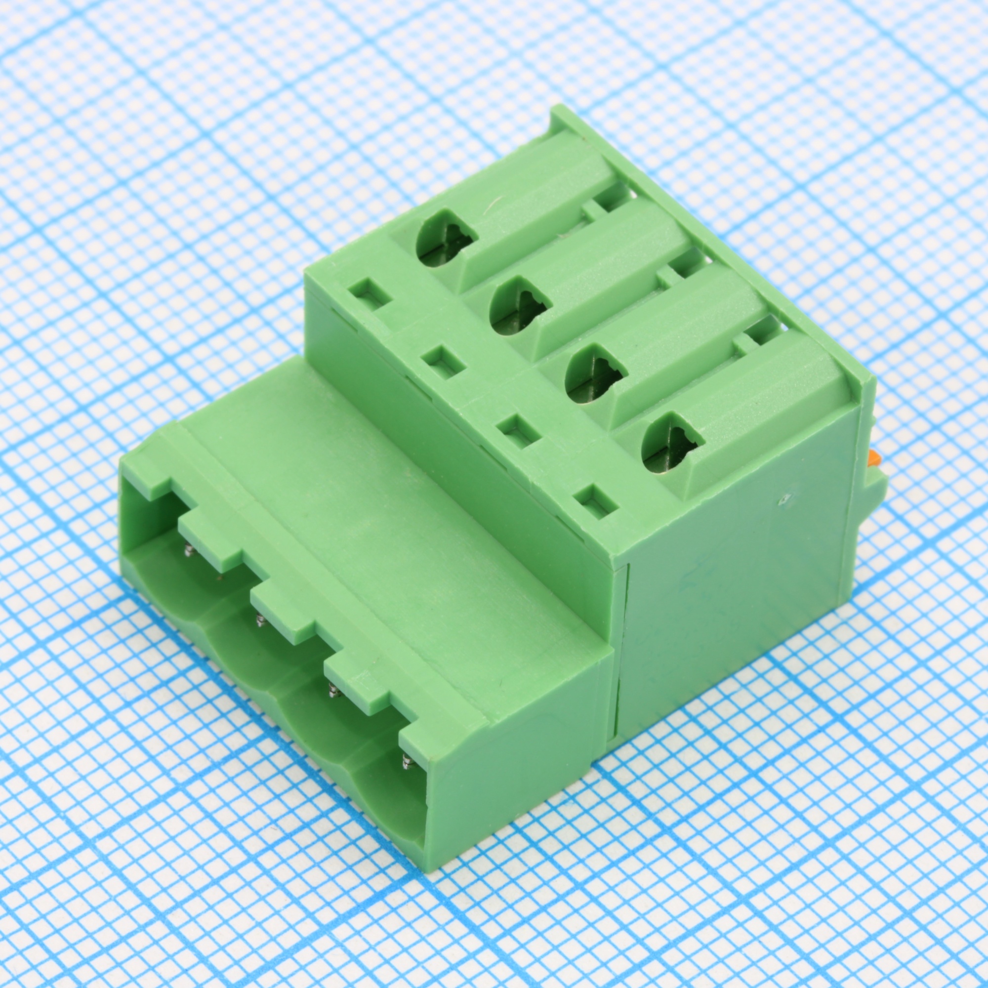 2EDGKDR-5.08-04P-14-00 - Нажимной безвинтовой клеммный блок 4 контакта серия 2EDGKDR-5.08