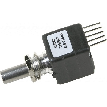 ENS1J-B28-L00256L - Optical Encoder Rotary Incremental Plain 0.1oz.in Straight Digital Square Wave Bracket Mount PC Pins