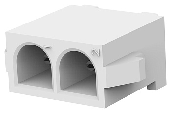 641964-1 - Соединитель питания 2 контакт(-ов) 6.35мм луженый прямой монтаж в отверстие 2 терминала(-ов) 1 порт(-ов) пакет