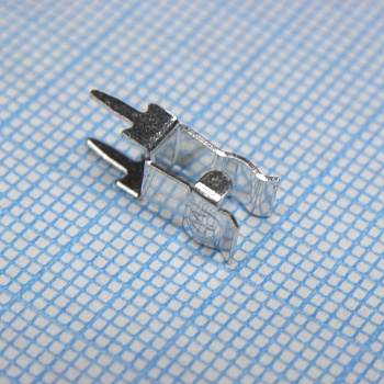 52000001009 - Контакты-держатели предохранителя (клипса) 5х20мм, монтаж на плату, 6.3А 250В