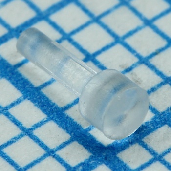 515-1016F - Прозрачный одноэлементный оптический световод диаметром 1,63 мм с запрессованной посадкой на панель