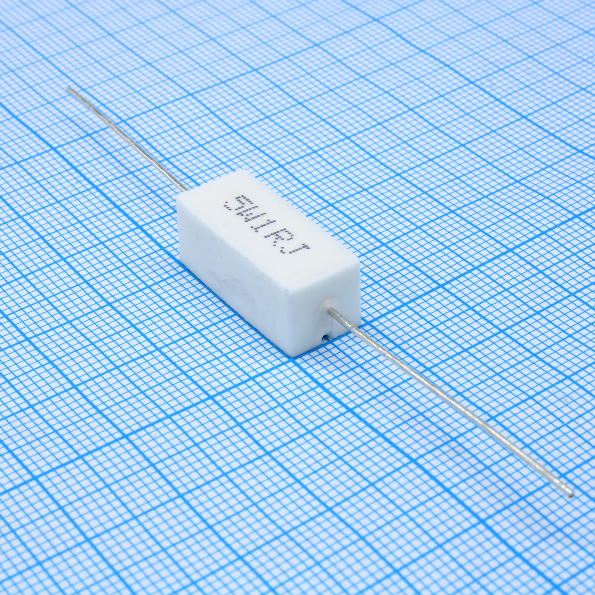 SQP5001RJBP - Резистор керамический цементный аксиальный (SQP) 5Вт 1Ом ±5%