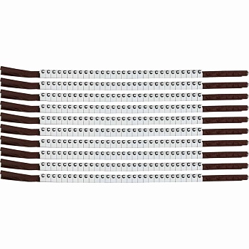 brd133912 - SCN-15-C клипсы белые, 300шт/упак, для провода 3,8-4,6мм диаметра, легенда C