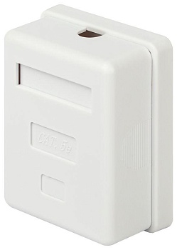 Розетка компьютерная 1-м RJ45 кат.5E экранир. Б0056903