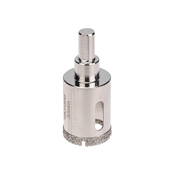 Коронка алмазная 30мм по керамограниту с центровочным сверлом KR-92-0010