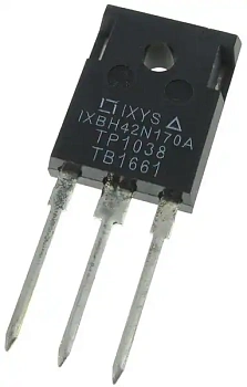 IXBH42N170A - Транзистор биполярный с изолированным затвором IGBT 1700В 42A 357Вт 3-Pin(3+Tab) TO-247AD