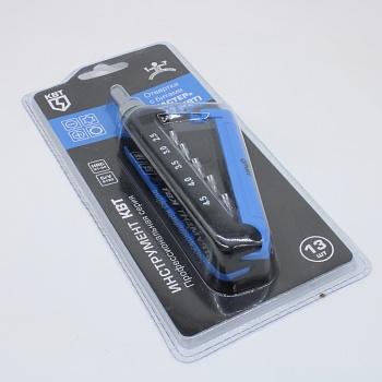 НБ-13 серия Мастер - Отвертка с набором бит