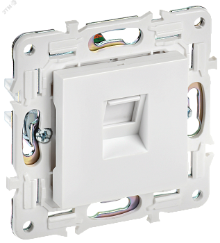 SKANDY Розетка компьютерная RJ45 кат.6 SK-K02W арктический белый IEK SK-K10-2-K01