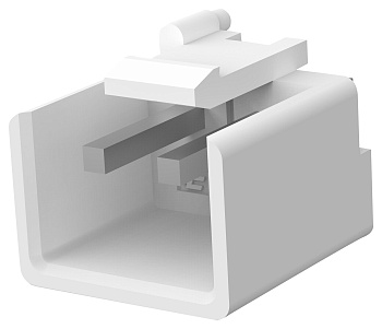 1877285-2 - Соединитель защищенный (3 стороны) вилка 2 усиленных контакт(-ов) 3.96мм луженый прямой монтаж в отверстие пакет