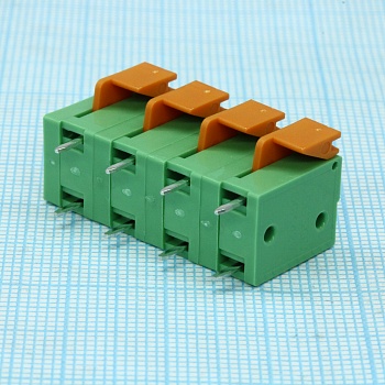 DG142V-7.62-04P-14-00A(H) - Клеммник нажимной, 4 контакта, шаг 7,62мм