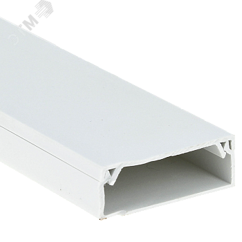 Канал кабельный (100х40) (8 м) белый Plast kk-100-40