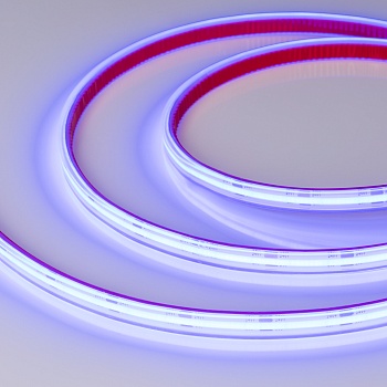 Лента герметичная COB-PS-X544-10mm 24V Blue (11.5 W/m, IP67, CSP, 5m) 032182(2) - Герметичная IP67 (экструзия) лента COB сплошной засветки без видимых светодиодов. Светодиоды CSP 544 шт/м. Цвет свечения СИНИЙ, световой поток - лм/м, угол 140°. Мощность 11