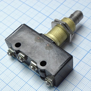 МП1105 исп. 5 - Микровыключатели. Способ монтажа проводов ...... винтами.  Виды привода  толкатель, рычаг с шариком