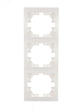 Рамка 3-м Mira вертикал. бел. 701-0200-153