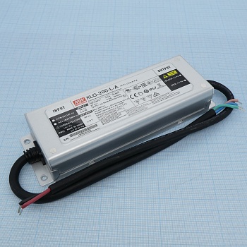 XLG-200-L-A - AC/DC драйвер электропитания светодиодов 200 Вт, стабилизация тока