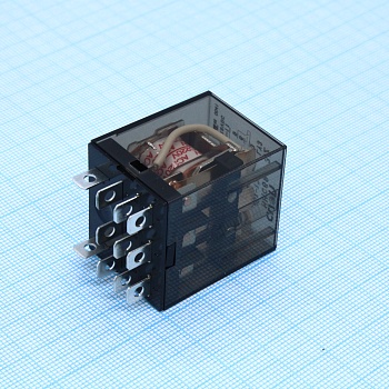 HHC68A-3Z-220A (PLUG-IN) - Реле 3 пер. 220VAC / 10A, 240VAC