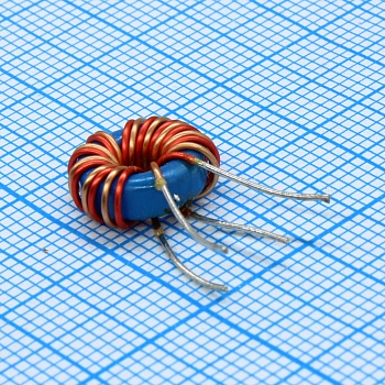 FWCMT090503201M - Дроссель выводной на тороидальном сердечнике T9/5/3, 200мкГн, 20%