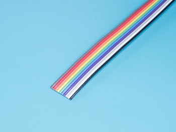 RCA-10 - Шлейф 10 проводников, шаг 1,27мм, цветной