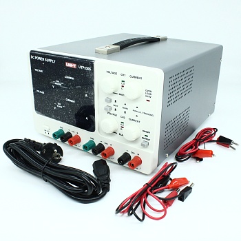 UTP3305 - Блок питания лабораторный 3 канала 0-32В/5Ax2, 5В/5A
