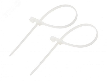 Хомут под винт 3.6х150 нейл. бел. (уп.100шт) 07-0154