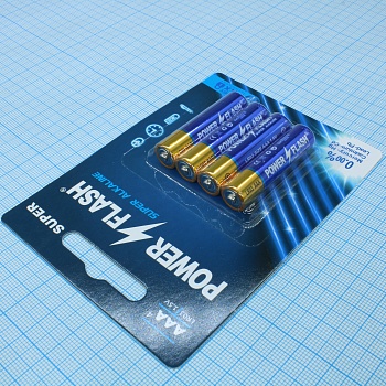 LR03 SUPER B4 - Элемент питания алкалиновый AAA 1.5v BL4