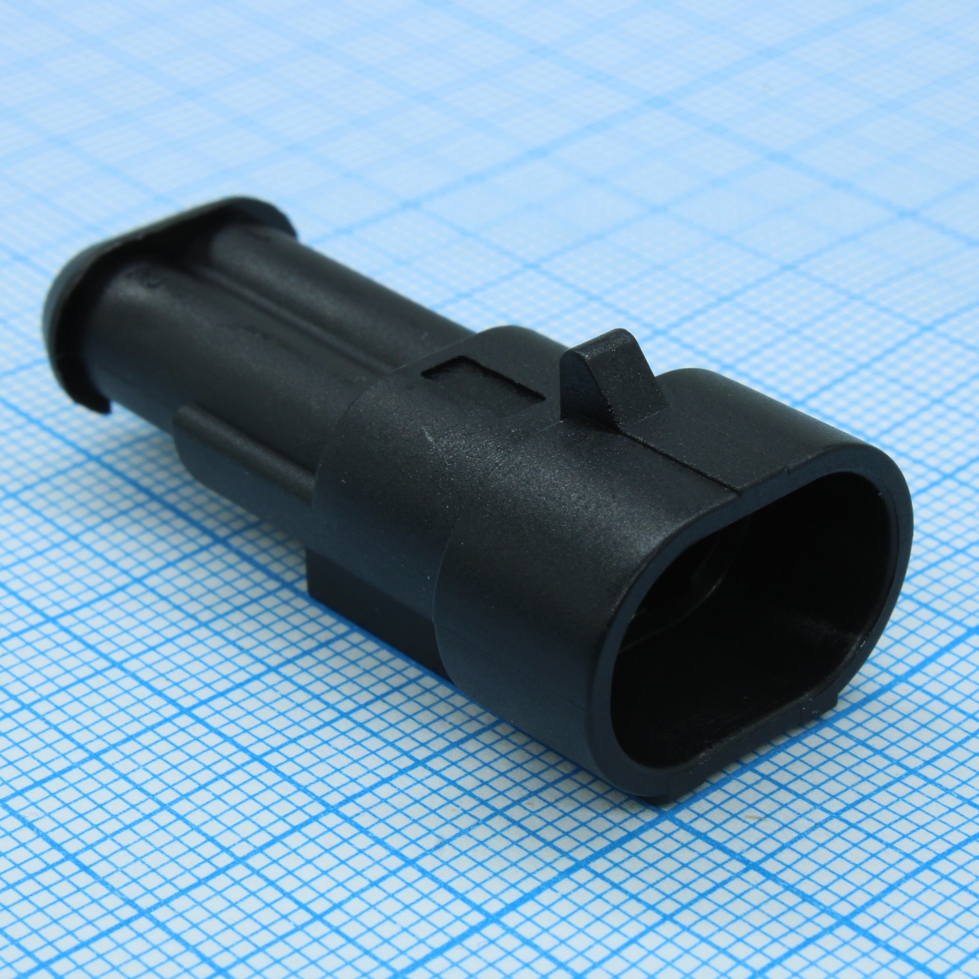 L-KLS13-CA043-1.5-02-MH-B - Корпус разъема 2 контакта шаг 6мм вилка