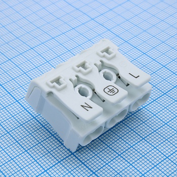 GT238-10.0-03P-19-00 - Электромонтажный клеммник на 3 контакта.