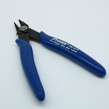 PM-107C - Прецизионные миниатюрные бокорезы 130мм, срез медь до 1.6мм