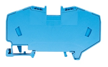 Клемма WKF 16/35 BLAU - Проходная клемма, тип фиксации провода: пружинный, номинальное сечение: 16 мм кв., 76A, 800V, ширина: 12 мм, цвет: синий, тип монтажа: DIN 35