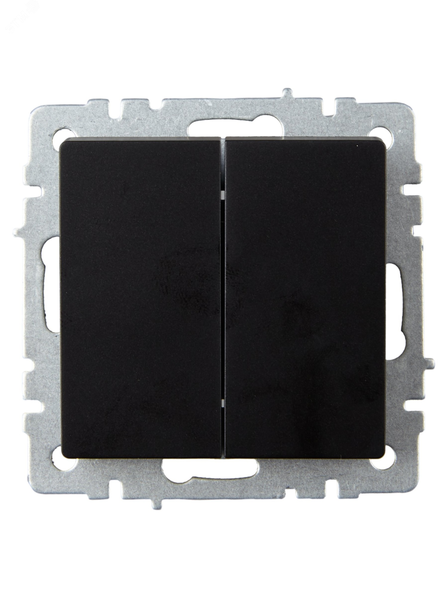 Выключатель проходной 2-кл. СП BRITE ВС10-2-6-БрЧ 10А черн. BR-V22-0-10-K02