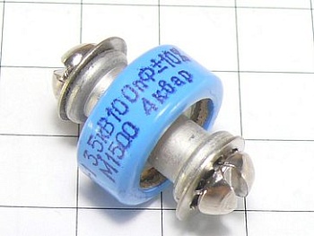 К15У-1А-3.5кВ-100пФ±10%-М1500-4квар