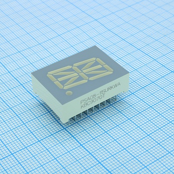 PSA08-11SURKWA - 1 разрядный индикатор 20,32мм/красный/630нм/9000....21000мКд/ОА