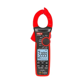 UT206B - Токоизмерительные клещи, True RMS, 1000В, 1000А, 60МОм, NCV, емкость, частота, температура