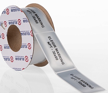 Маркировочная наклейка NPT-30х60 металлизированая - Маркировочная наклейка, для токоведущих шин и электрооборудования, прямоугольная, размер 30x60 мм, металлизированная, в упаковке 400 наклеек