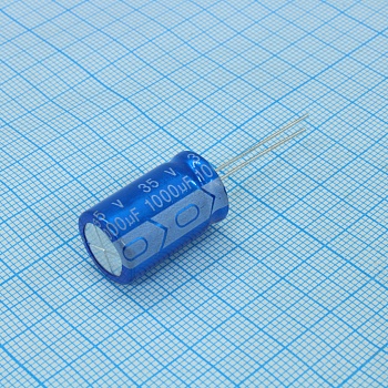 JRB1V102M05001300200000B - Конденсатор радиальный алюминиевый 35В 1000мкФ (13*20mm) 580мA 2000часов 105°C