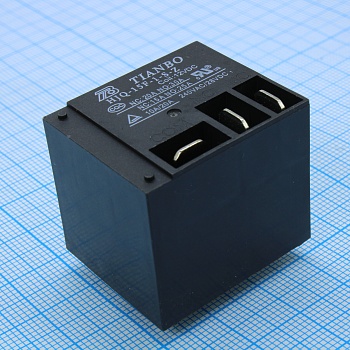 HJQ-15F-1-12VDC-S-Z - Реле силовое 20А одна группа на переключение катушка 12В 0.93Вт