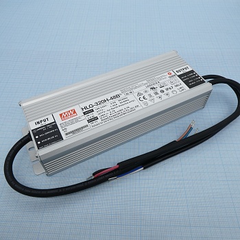 HLG-320H-48B - AC/DC драйвер электропитания светодиодов, 321.6Вт Single 7-Pin