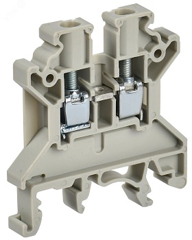 Колодка клеммная CTS 4мм2 серая YCT10-00-K03-004