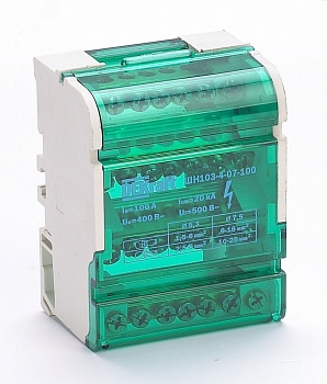 Кросс-модуль ШН-103 на DIN-рейку 4х7 групп 100А 32017DEK