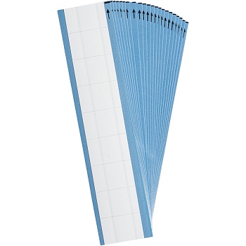 brd149354 - WO-19-PK этикетки для калибровки, материал В-500, матовая виниловая ткань, цвет-белый размер 25.4х.38.1мм, 225 шт/упак.