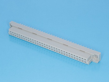 612B-64F-1 - Разъем DIN 41612 64 контакта, гнездо, длина контакта 4,0мм, 2 ряда