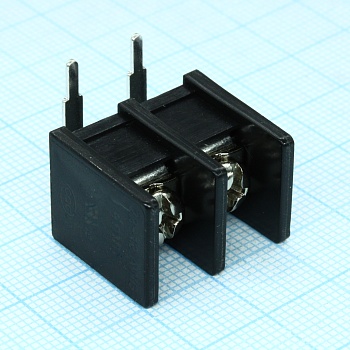 DG55R-B-02P-13-00A(H) - Барьерный клеммный блок 2 контакта. Серия DG55R-B