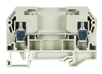 Клемма конт.измерит. WKN 6 TK D - Проходная клемма с габаритами WKN 6 TK, тип фиксации провода: винтовой, номинальное сечение: 6 мм кв., 57A, 500V, ширина: 8 мм, цвет: серый, тип монтажа: DIN 35