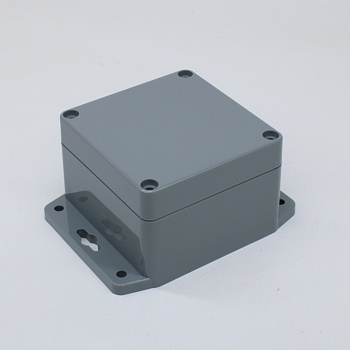 G366MF - Герметичный корпус из прочного ABS пластика с фланцем, IP65, темно-серый