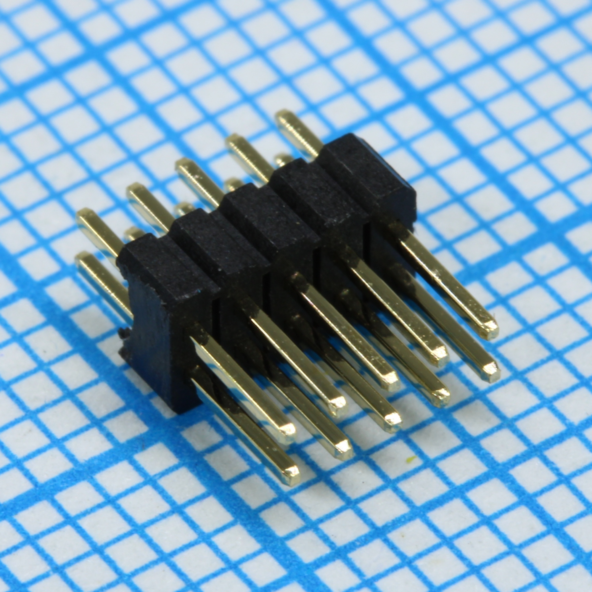 DS1031-06-2X5P8BV41-3A - Вилка штыревая 1.27 мм на плату, 2X5