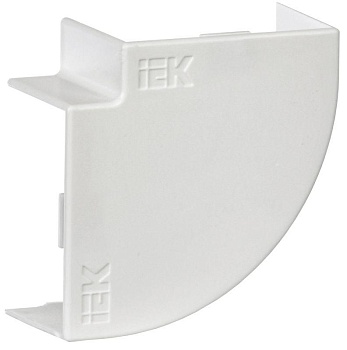 Поворот на 90град КМП 40х40 белый (4шт/компл) CKMP10D-P-040-040-K01-R