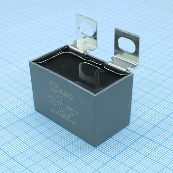 474J122D21201 - Конденсатор металлоплёночный полипропиленовый снабберный 0.47 мкФ ±5% 1200 В dc 15 А (42.5 X 24.5 X 27.5 мм) шаг выводов 25 мм 85°С