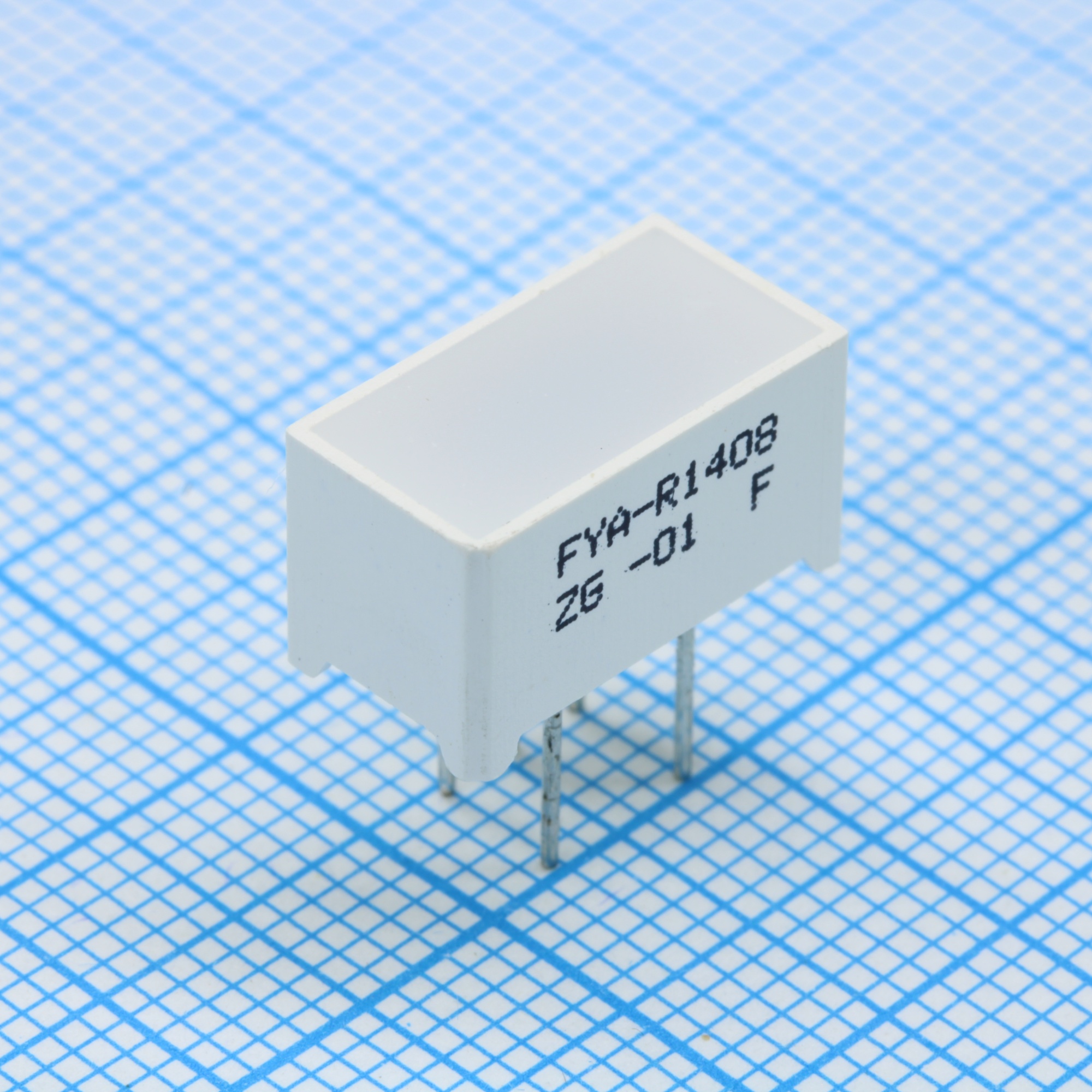 FYA-R1408ZG-01 - Светодиодный модуль 1хLEDх14х7,5мм/зеленый/570нм/14-18мкд/белый матовый