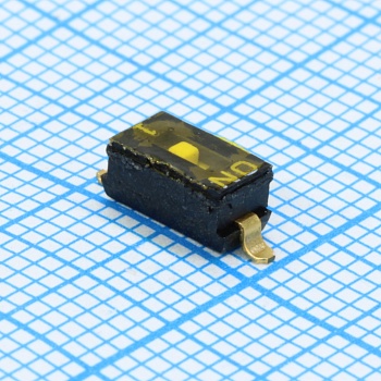 DS1040-02-01SBWR - Переключатель DIP 1 группа 25 мА (SMТ)